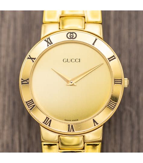 mens gucci vintage watch|old gucci watches for sale.